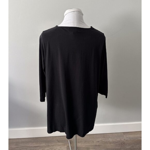 Michael Kors Gold Shoulder Zipper Top - Picture 6 of 11